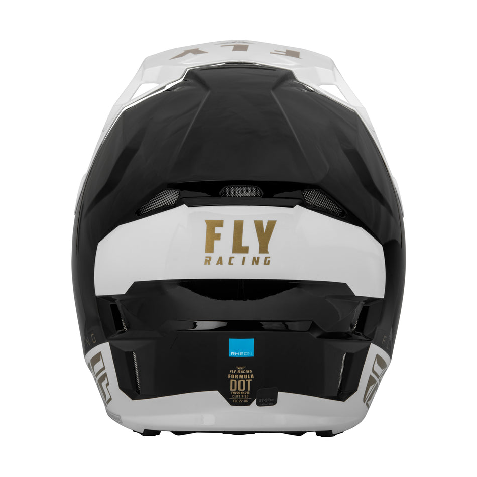 FORMULA CP SLANT HELMET BLACK/WHITE/GOLD SM - 73-0031S-1