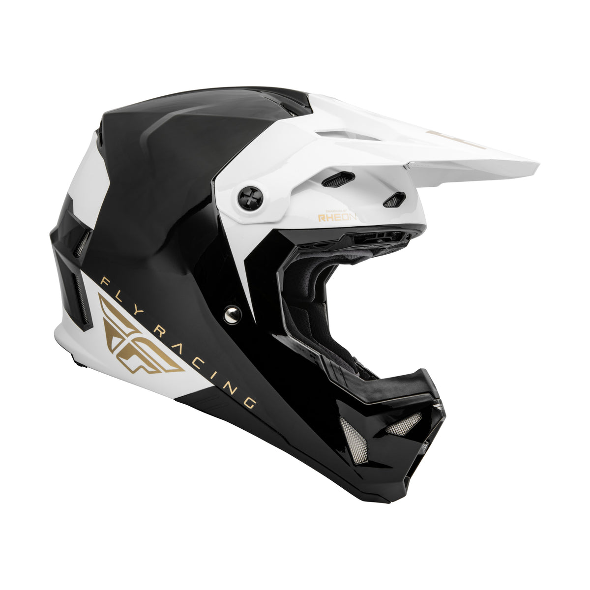 FORMULA CP SLANT HELMET BLACK/WHITE/GOLD SM - 73-0031S-3