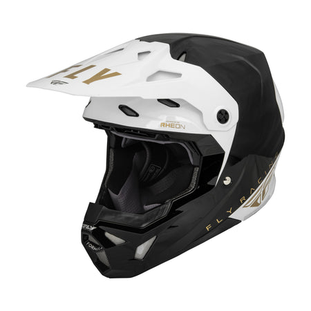 FORMULA CP SLANT HELMET BLACK/WHITE/GOLD SM - 73-0031S