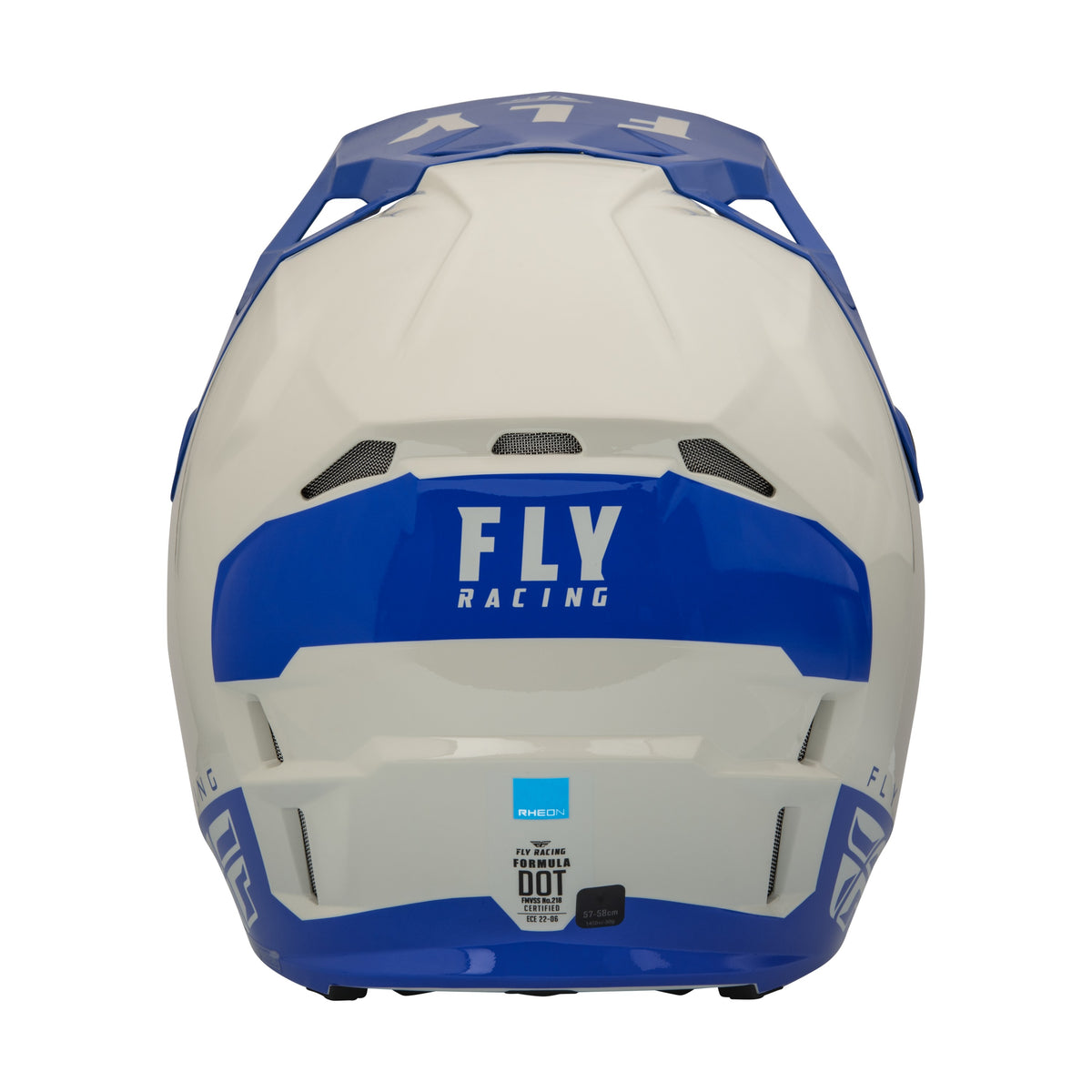 FORMULA CP SLANT HELMET GREY/BLUE LG - 73-0032L-1