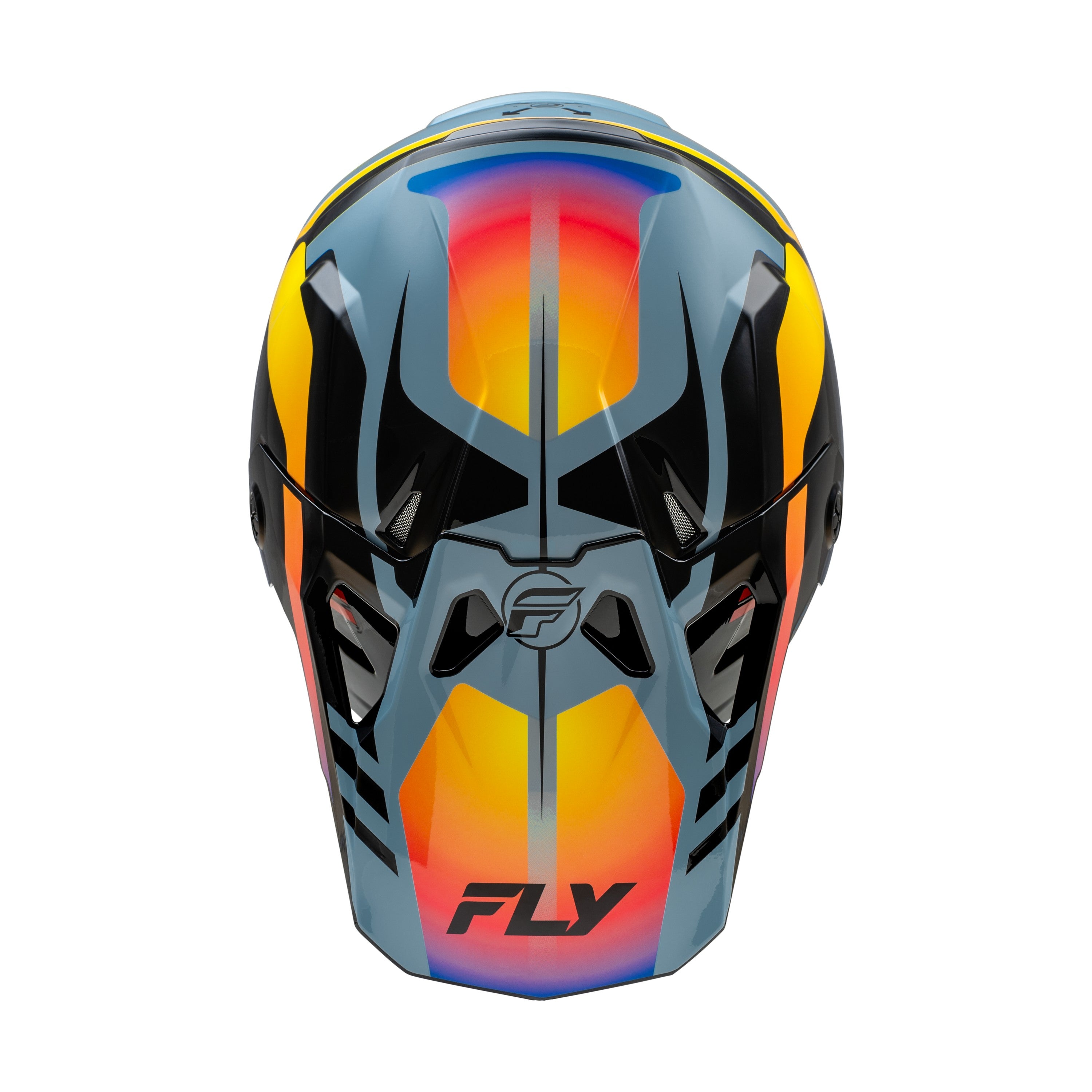 FORMULA CP KRYPTON HELMET GREY/BLACK/ELECTRIC FADE SM - 73-0038S-2