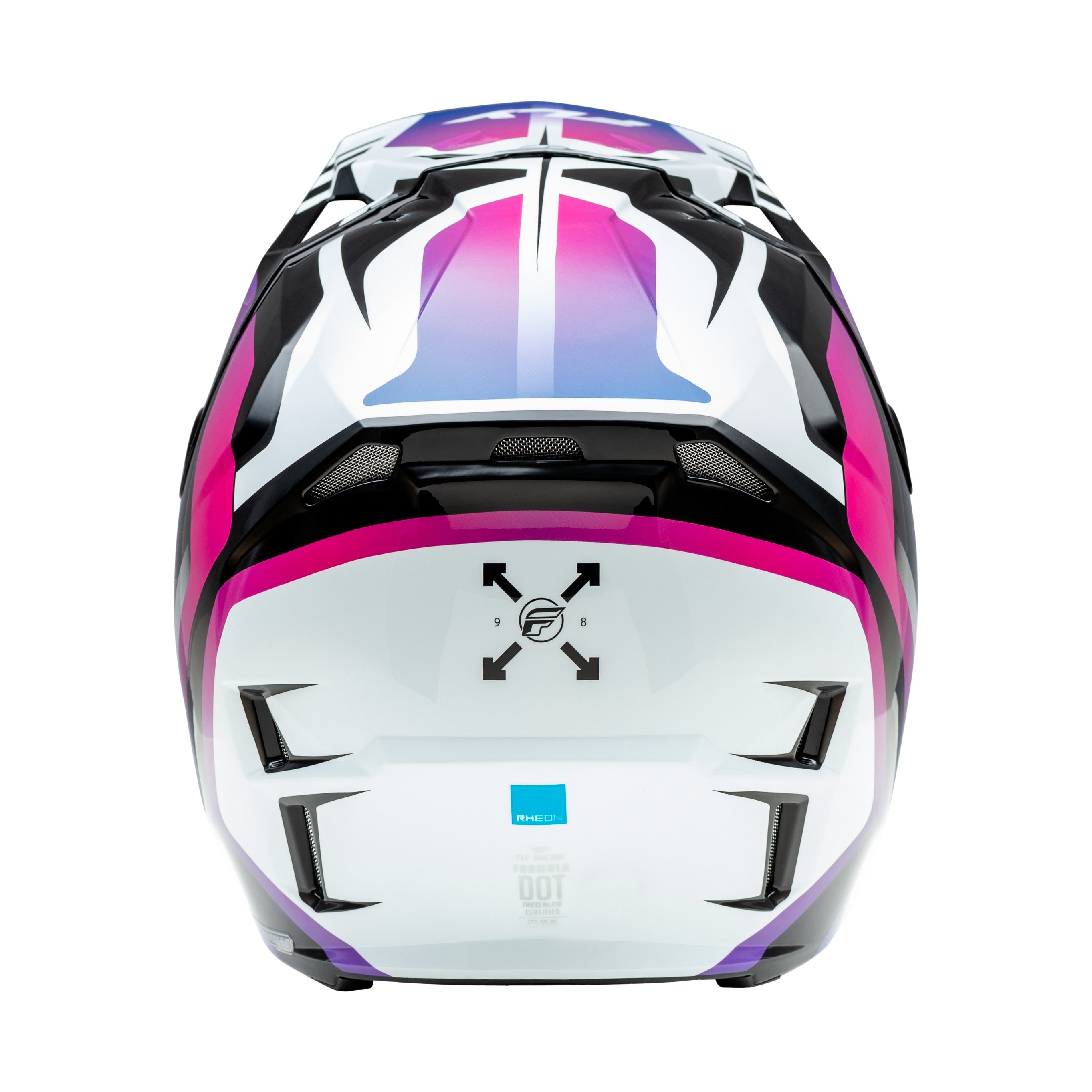 FORMULA CP KRYPTON HELMET WHITE/BLACK/PURPLE MD - 73-0039M-1