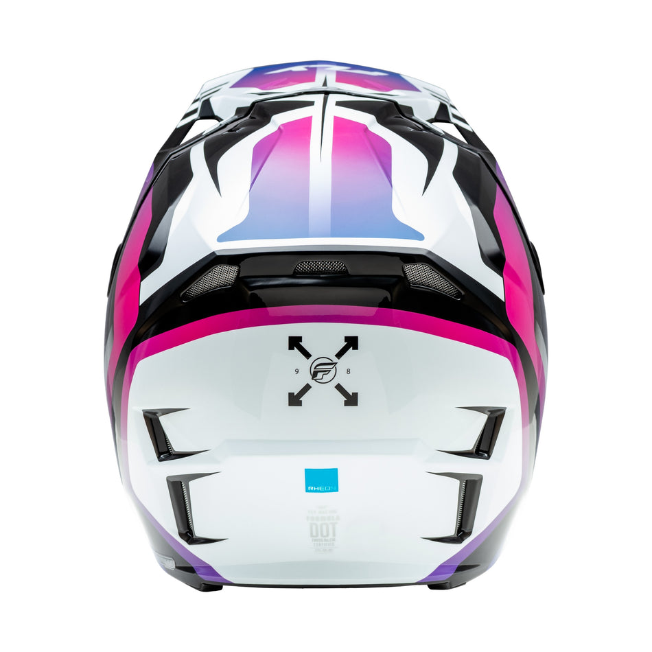 FORMULA CP KRYPTON HELMET WHITE/BLACK/PURPLE MD - 73-0039M-1