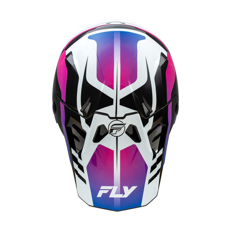 FORMULA CP KRYPTON HELMET WHITE/BLACK/PURPLE MD - 73-0039M-2
