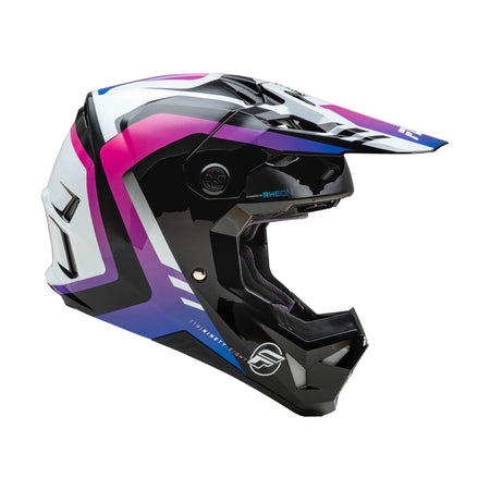 FORMULA CP KRYPTON HELMET WHITE/BLACK/PURPLE MD - 73-0039M-3