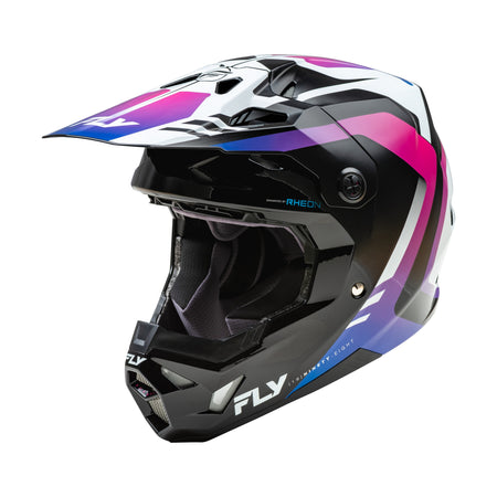 FORMULA CP KRYPTON HELMET WHITE/BLACK/PURPLE MD - 73-0039M