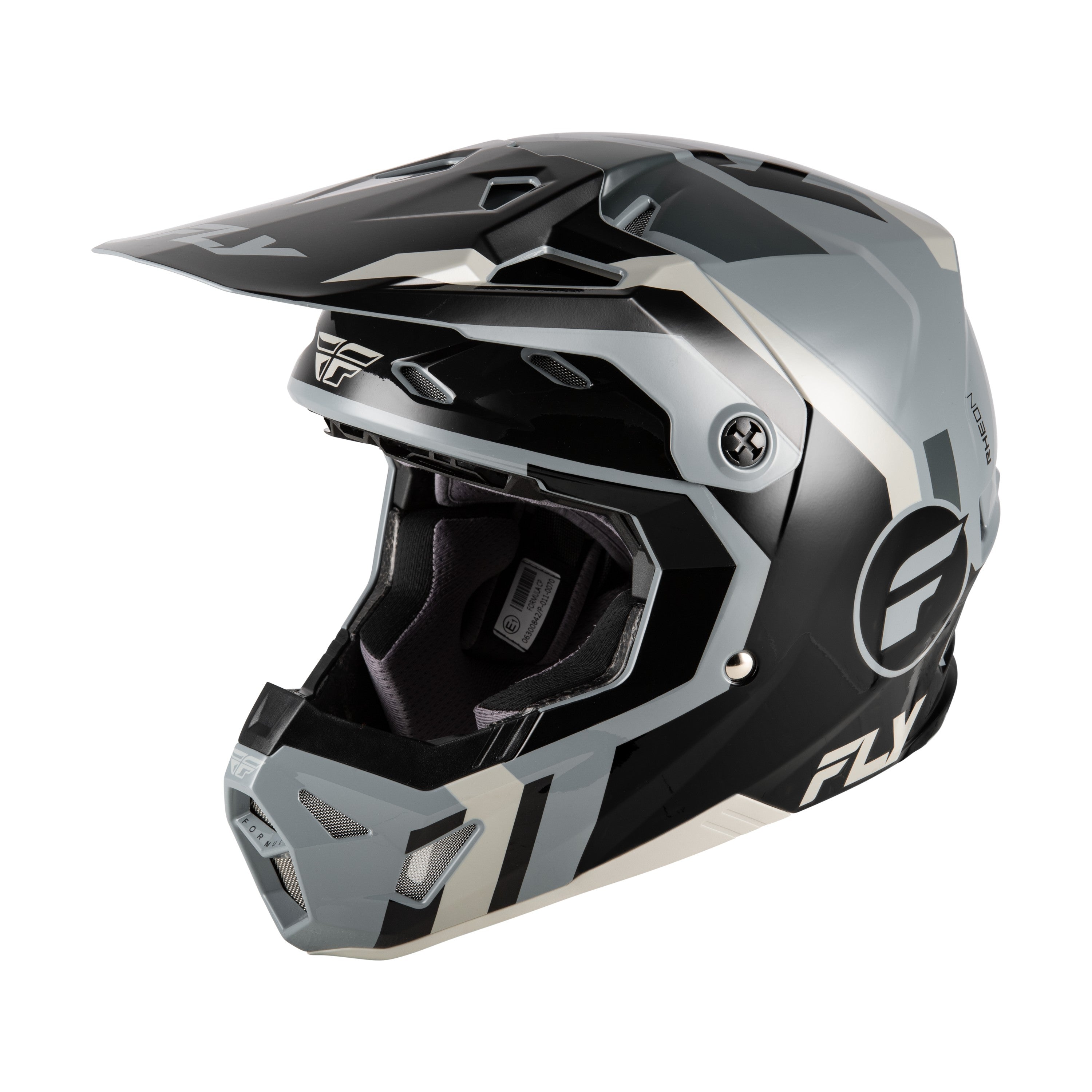 FORMULA CP SEAL HELMET BLACK/GREY/LIGHT GREY LG - 73-0040L