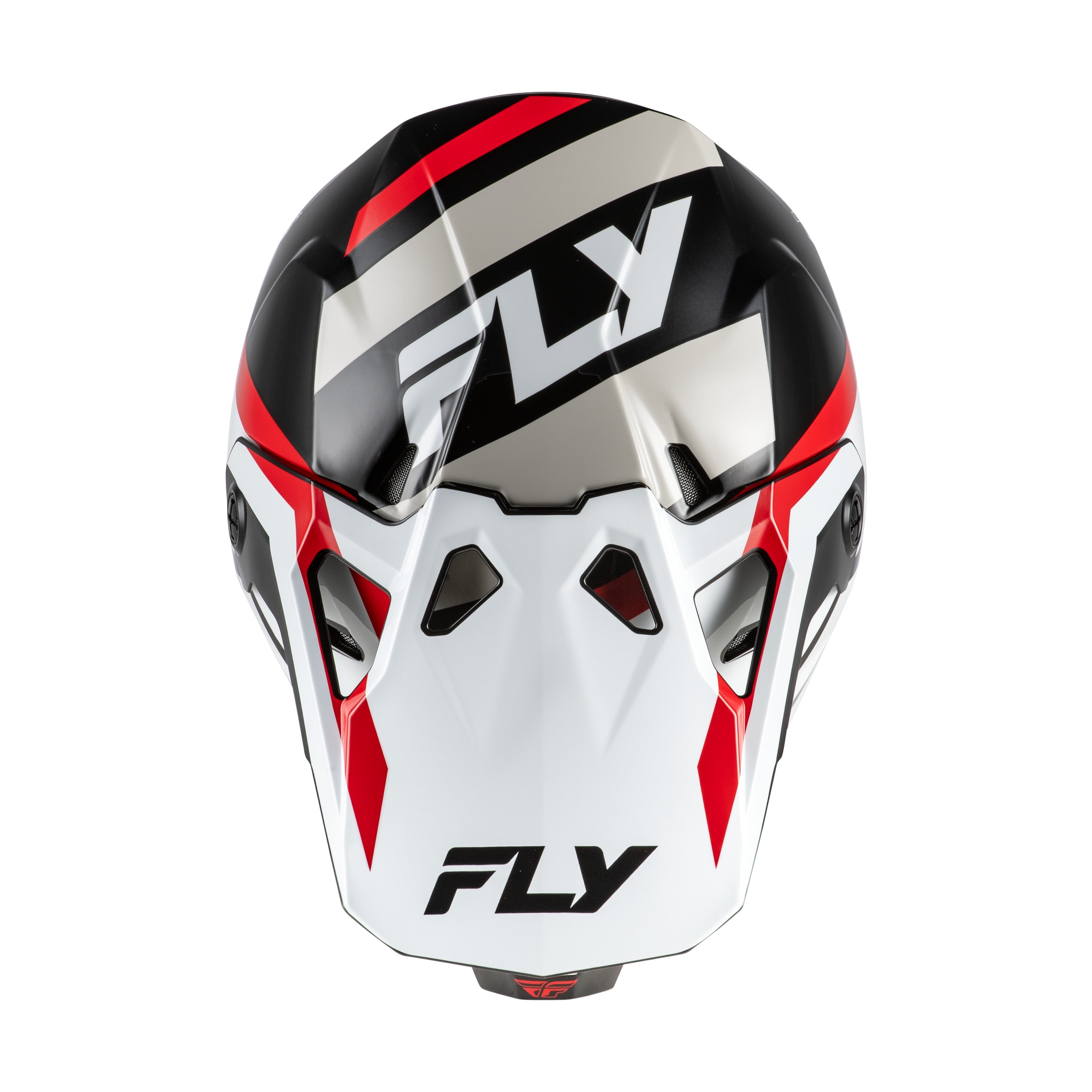 FORMULA CP SEAL HELMET WHITE/BLACK/RED LG - 73-0041L-2
