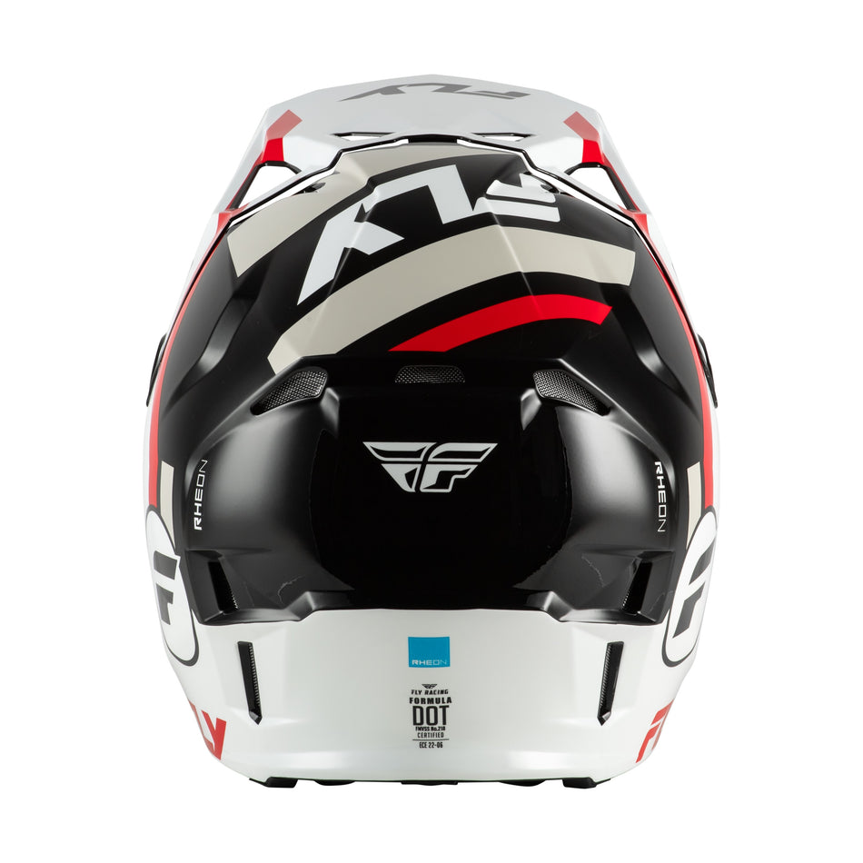 FORMULA CP SEAL HELMET WHITE/BLACK/RED XL - 73-0041X-1