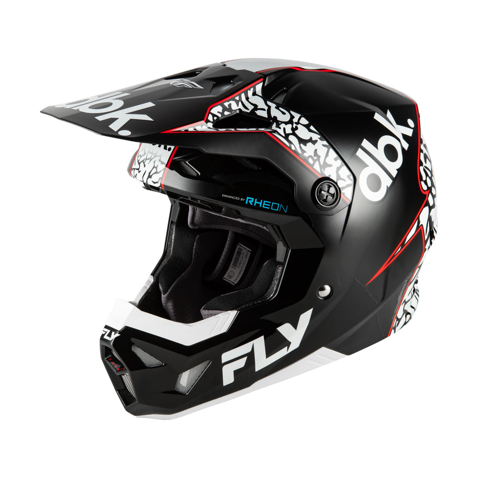 FORMULA CP DBK HELMET BLACK/WHITE/RED SM - 73-0044S
