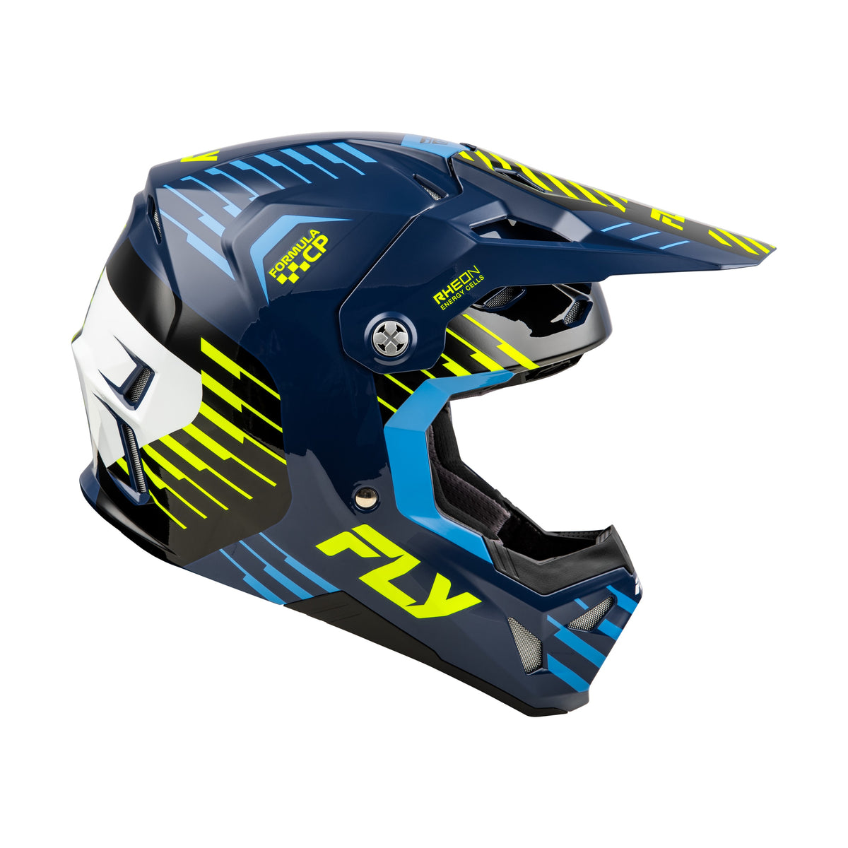 FORMULA CP SLICE HELMET NAVY/HI-VIS/WHITE XS - 73-0050XS-3