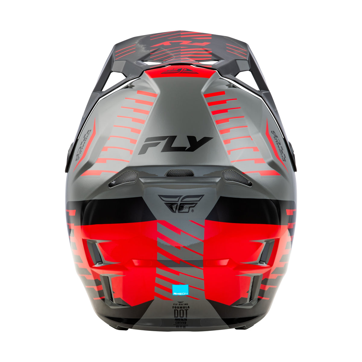 FORMULA CP SLICE HELMET GREY/RED/BLACK 2X - 73-00512X-1