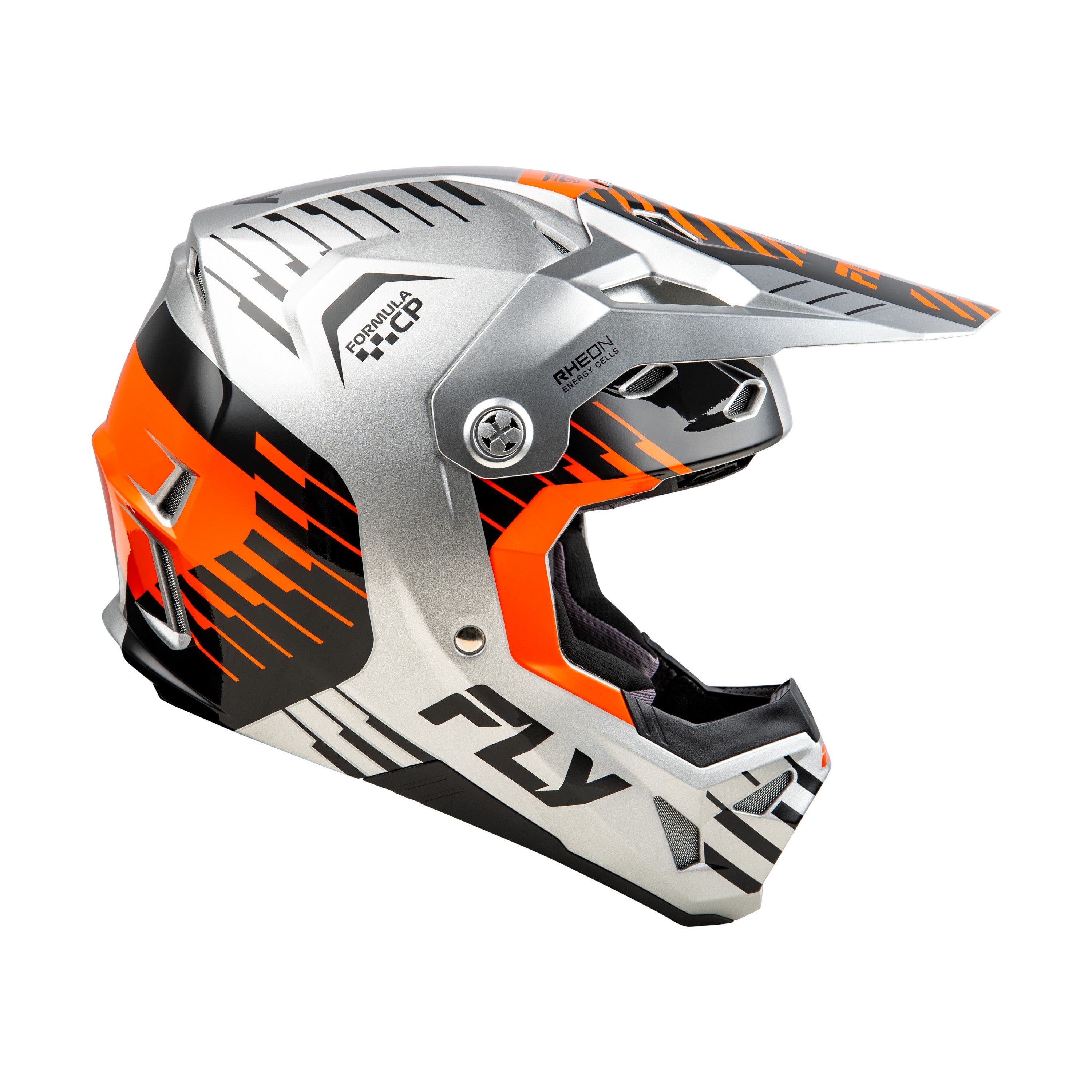 FORMULA CP SLICE HELMET GREY/ORANGE/BLACK LG - 73-0053L-3
