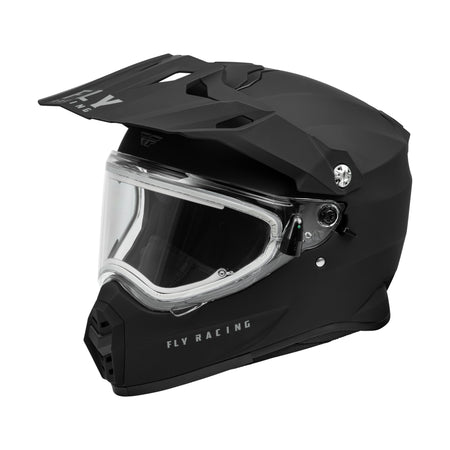 TREKKER CW SOLID HELMET ELEC SHLD MATTE BLACK XL - 73-31366X