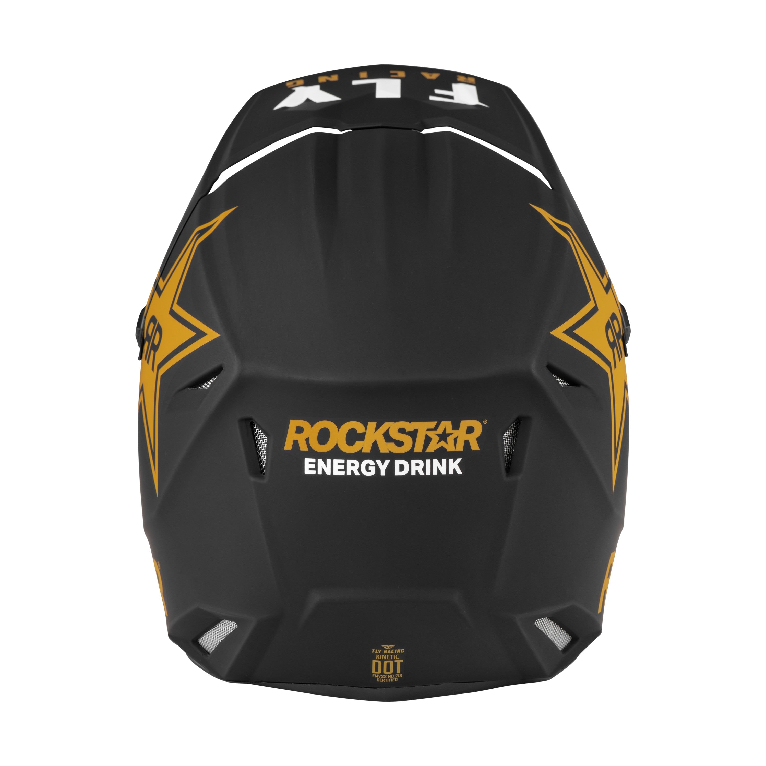 KINETIC ROCKSTAR HELMET MATTE BLACK/GOLD MD - 73-3311M-1