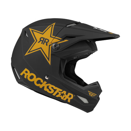 KINETIC ROCKSTAR HELMET MATTE BLACK/GOLD SM - 73-3311S-3