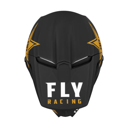 KINETIC ROCKSTAR HELMET MATTE BLACK/GOLD XL - 73-3311X-2