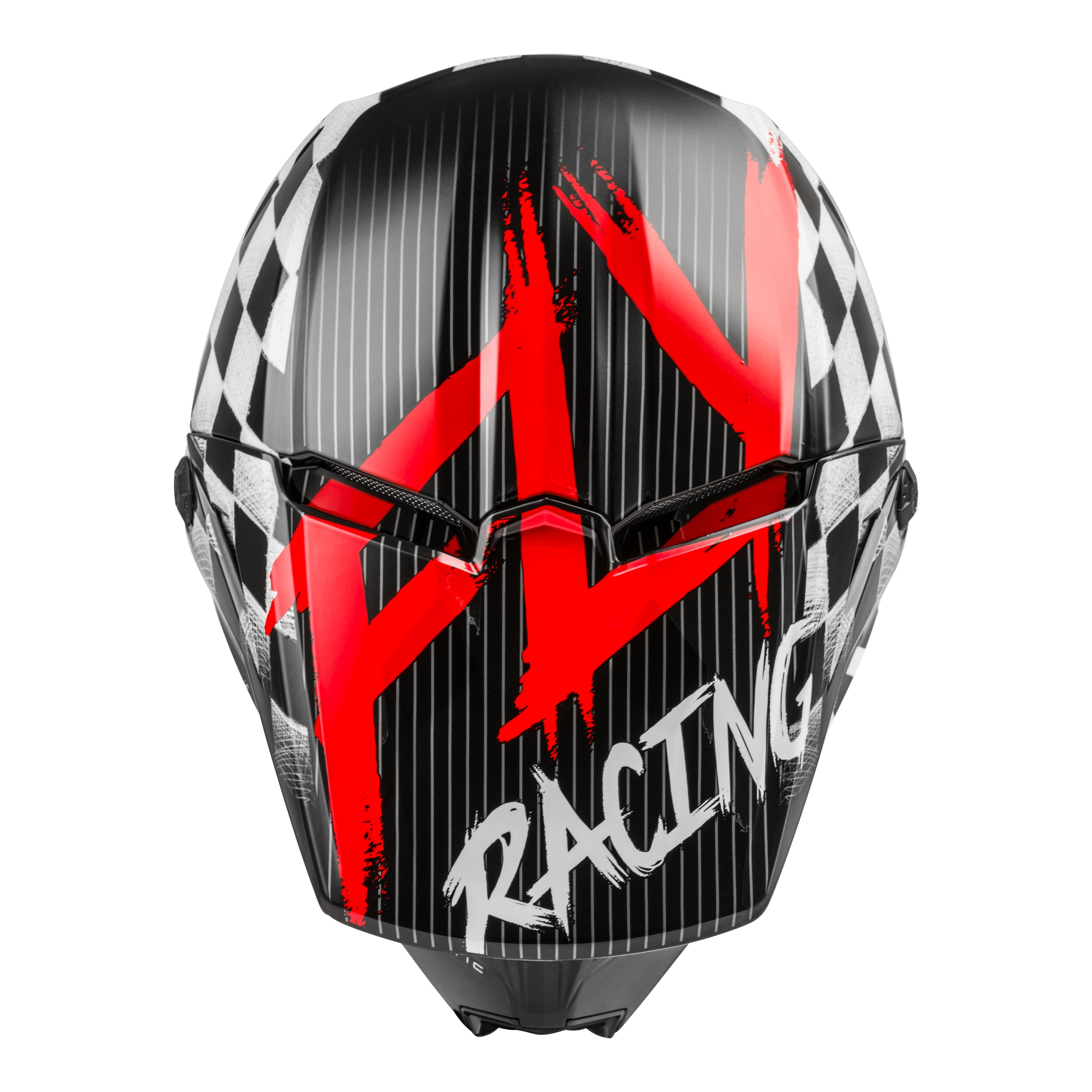 KINETIC SKETCH HELMET RED/BLACK/GREY YS - 73-3462YS-2