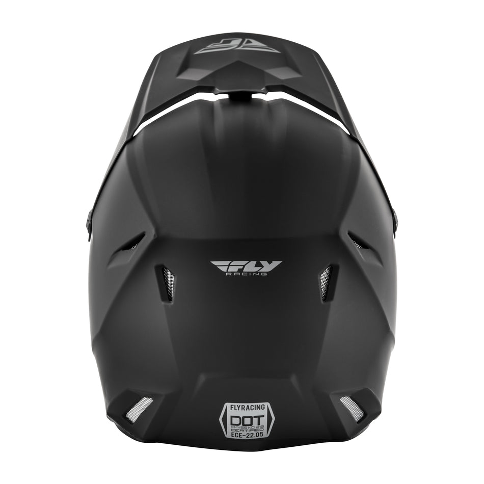 YOUTH KINETIC SOLID HELMET MATTE BLACK YL - 73-3470YL-1