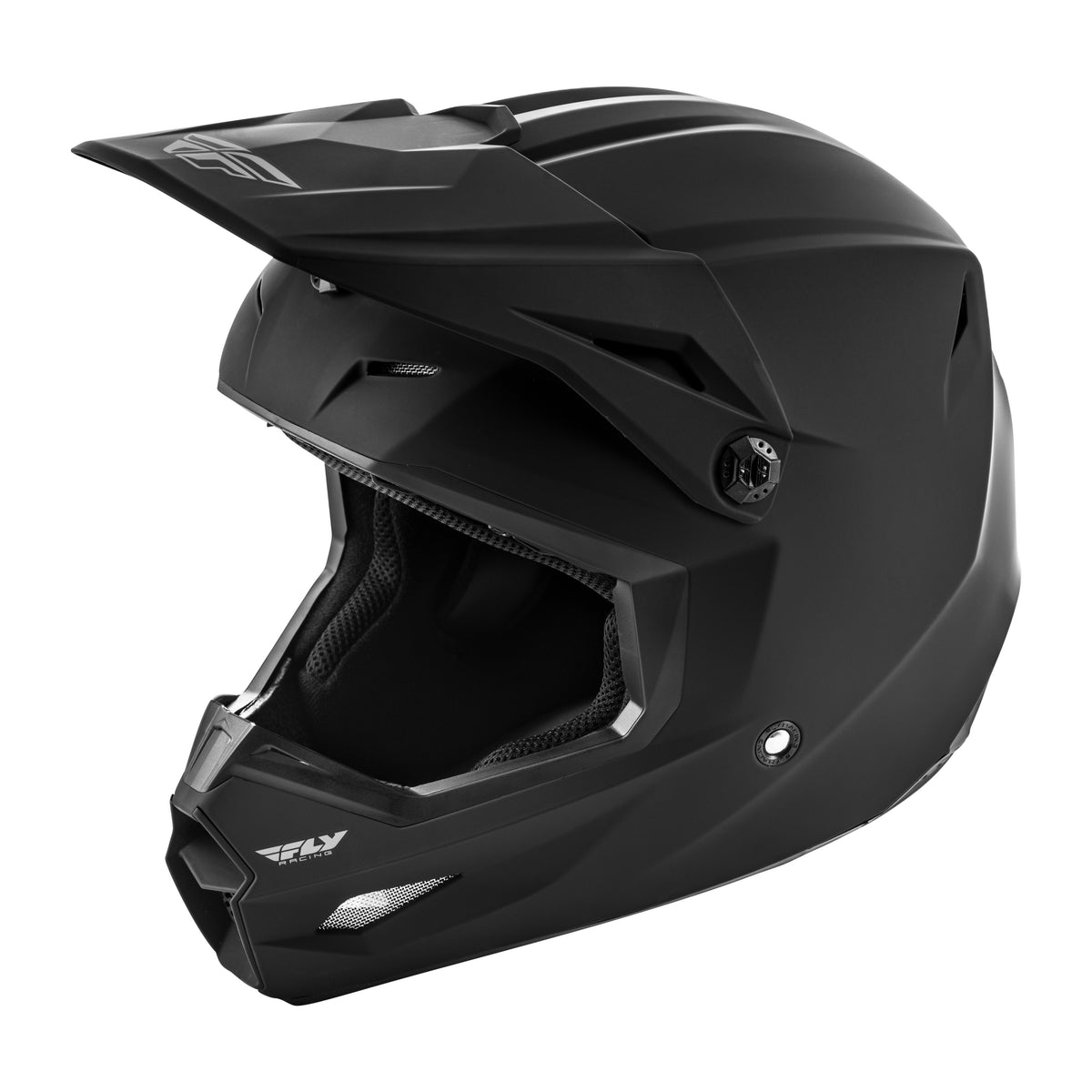 YOUTH KINETIC SOLID HELMET MATTE BLACK YL - 73-3470YL
