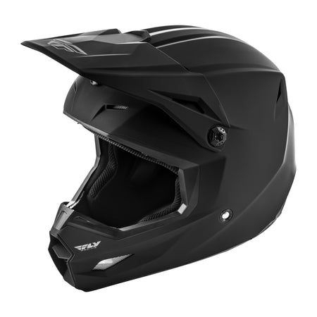 YOUTH KINETIC SOLID HELMET MATTE BLACK YM - 73-3470YM