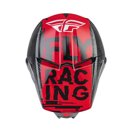 YOUTH KINETIC SCAN HELMET BLACK/RED YM - 73-3490YM-2