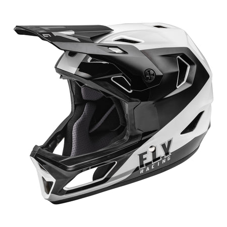 YOUTH RAYCE BICYCLE HELMET BLACK/WHITE YL - 73-3602YL