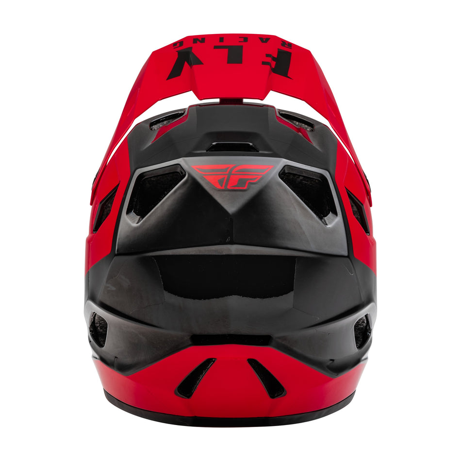 YOUTH RAYCE BICYCLE HELMET RED/BLACK YM - 73-3608YM-1