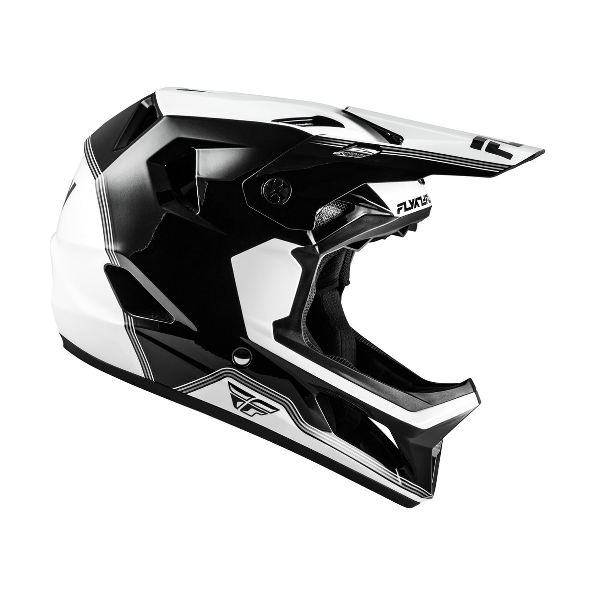 YTH RAYCE REPEAT BICYCLE HLMT BLACK/WHITE YS - 73-3620YS-3