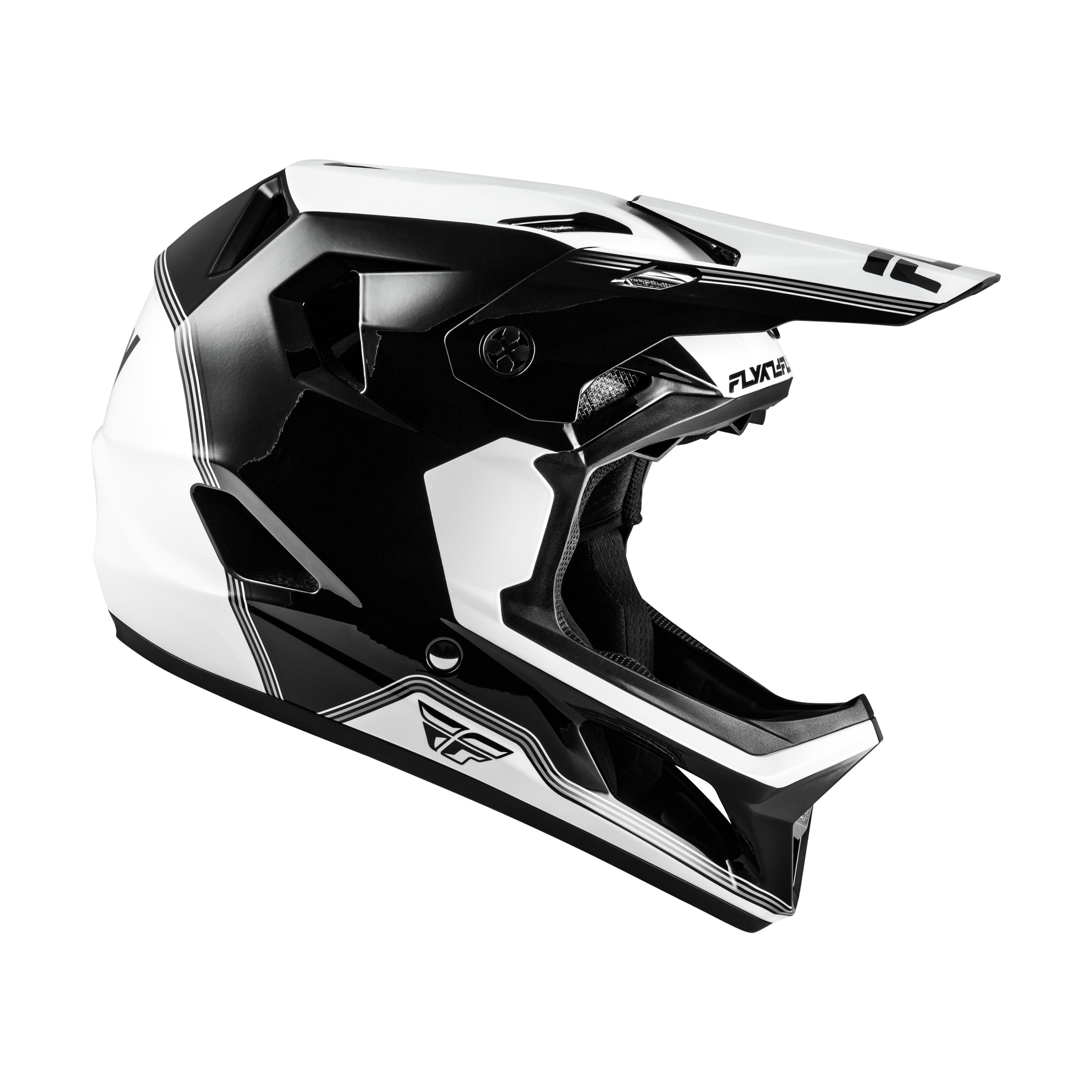 YTH RAYCE REPEAT BICYCLE HLMT BLACK/WHITE YS - 73-3620YS-3