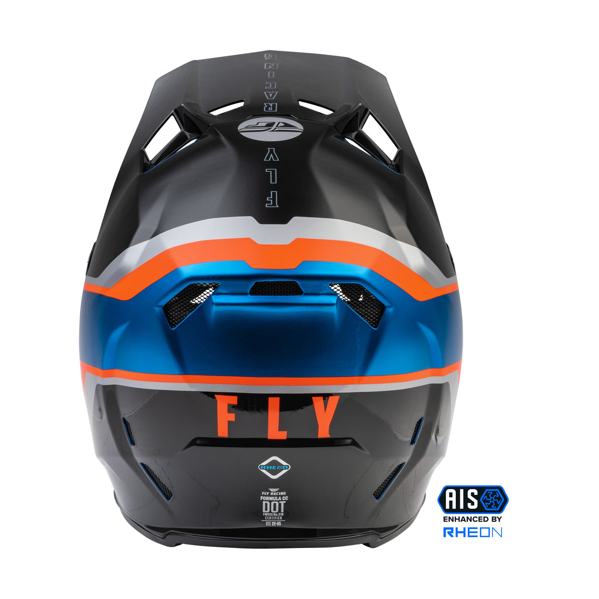 YOUTH FORMULA CC DRIVER HELMET BLUE/ORANGE/BLACK YL - 73-4312YL-1