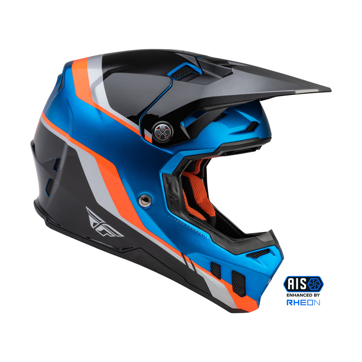 YOUTH FORMULA CC DRIVER HELMET BLUE/ORANGE/BLACK YL - 73-4312YL-3