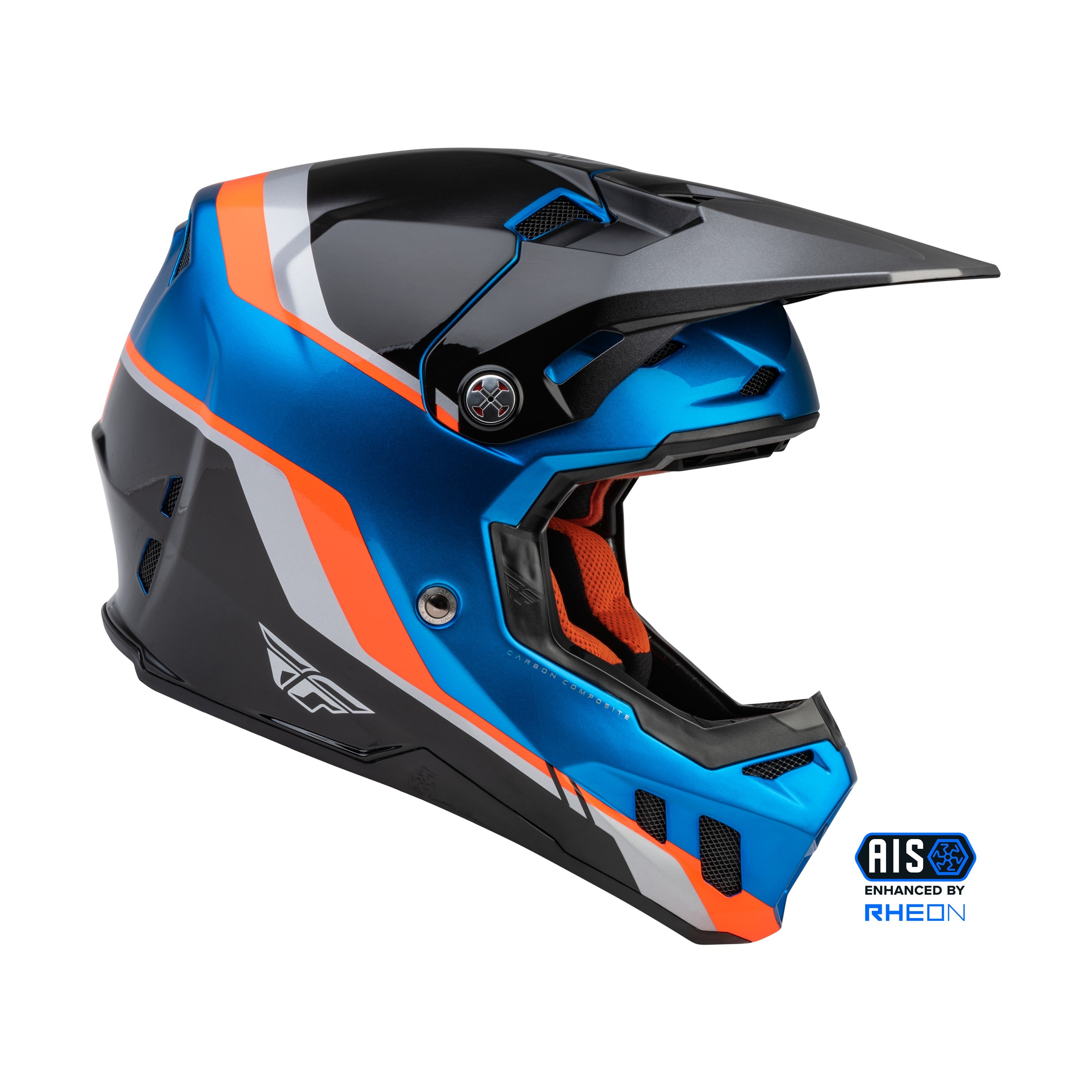 YOUTH FORMULA CC DRIVER HELMET BLUE/ORANGE/BLACK YL - 73-4312YL-3