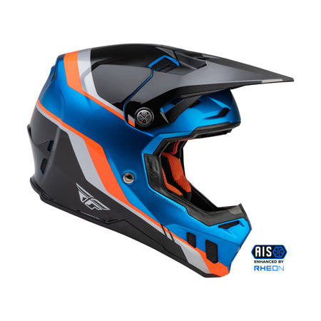 YOUTH FORMULA CC DRIVER HELMET BLUE/ORANGE/BLACK YL - 73-4312YL-3