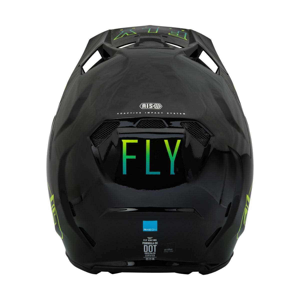 YOUTH FORMULA CC CENTRUM HELMET BLACK/BLUE/HI-VIS YL - 73-4320YL-1