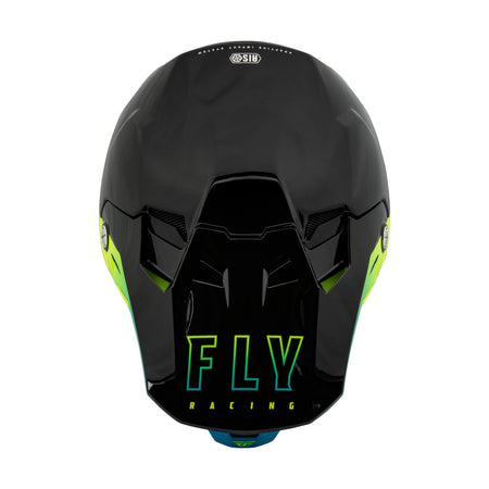 YOUTH FORMULA CC CENTRUM HELMET BLACK/BLUE/HI-VIS YL - 73-4320YL-2