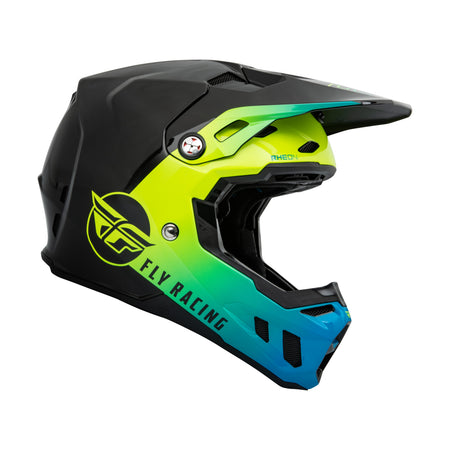 YOUTH FORMULA CC CENTRUM HELMET BLACK/BLUE/HI-VIS YL - 73-4320YL-3