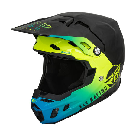 YOUTH FORMULA CC CENTRUM HELMET BLACK/BLUE/HI-VIS YL - 73-4320YL