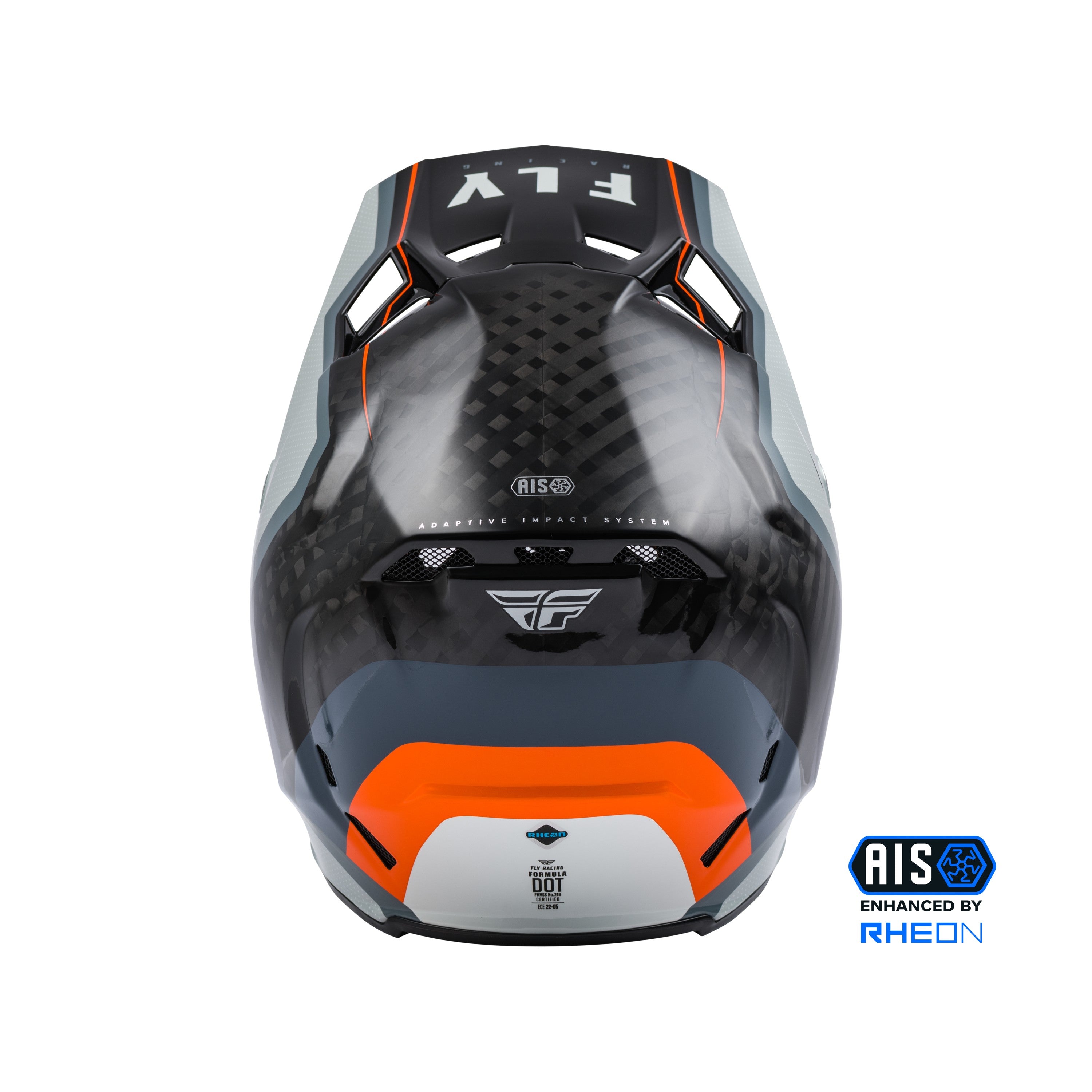 FORMULA CARBON AXON HELMET BLACK/GREY/ORANGE XL - 73-4428X-1