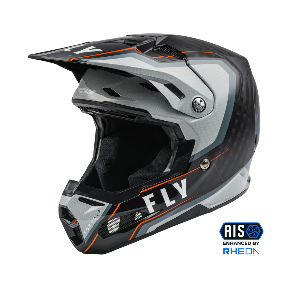 FORMULA CARBON AXON HELMET BLACK/GREY/ORANGE XL - 73-4428X