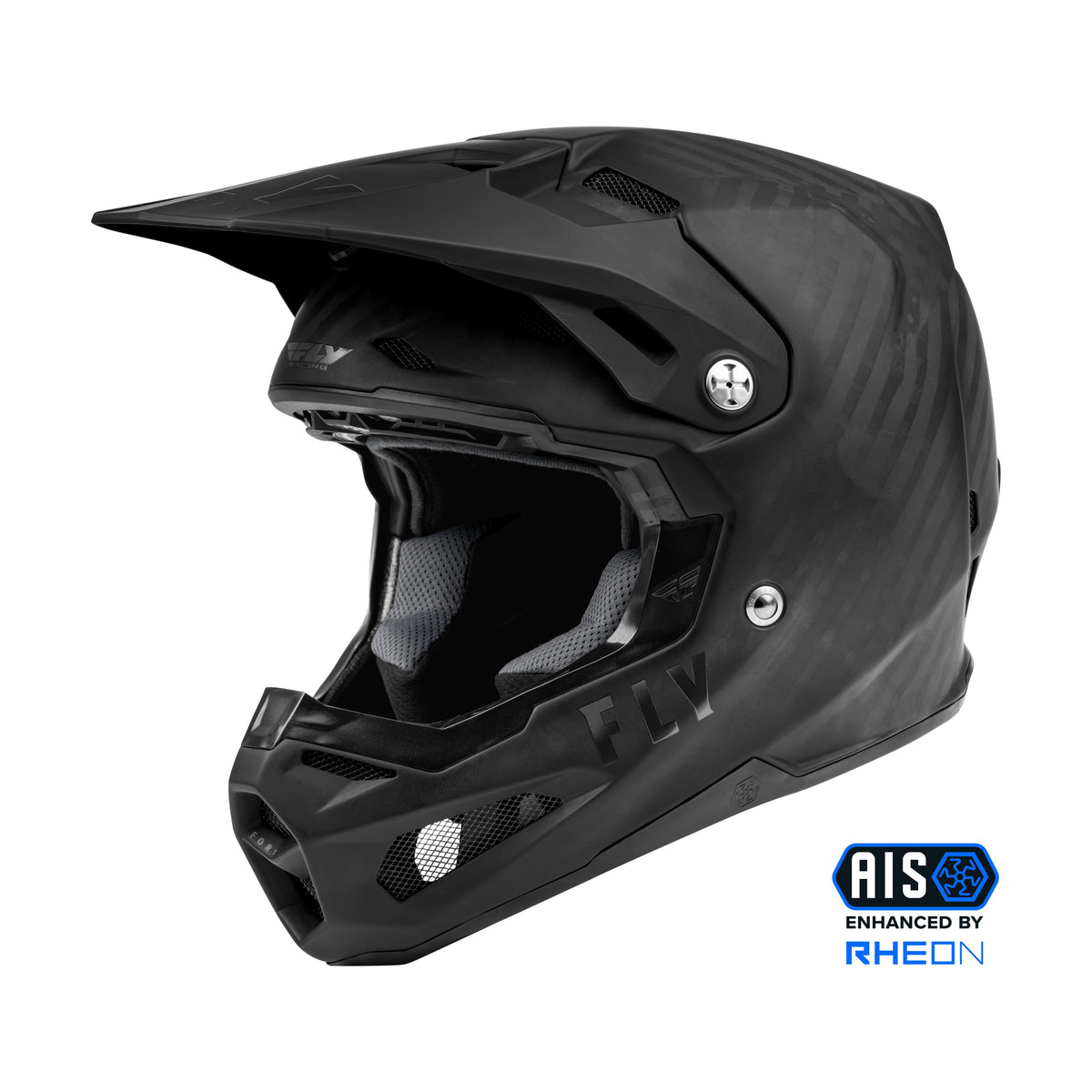 FORMULA CARBON SOLID HELMET MATTE BLACK CARBON LG - 73-4429L