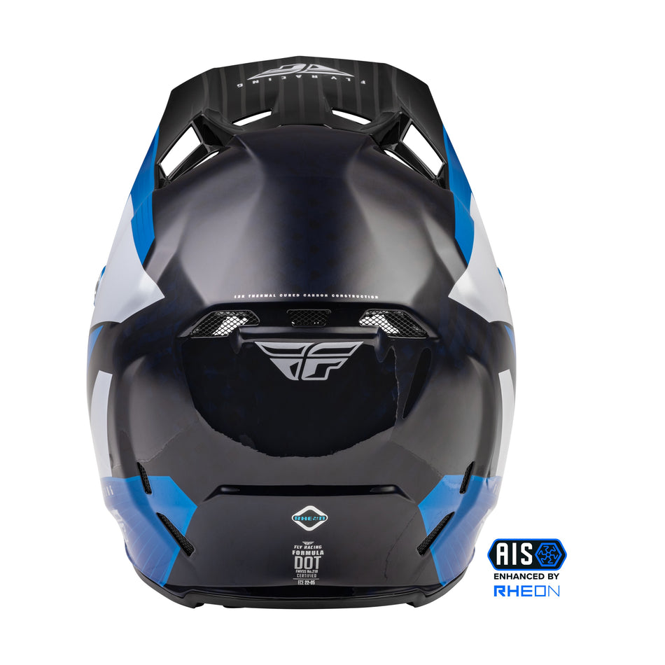 FORMULA CARBON PRIME HELMET BLUE/WHITE/BLUE CARBON LG - 73-4430L-1