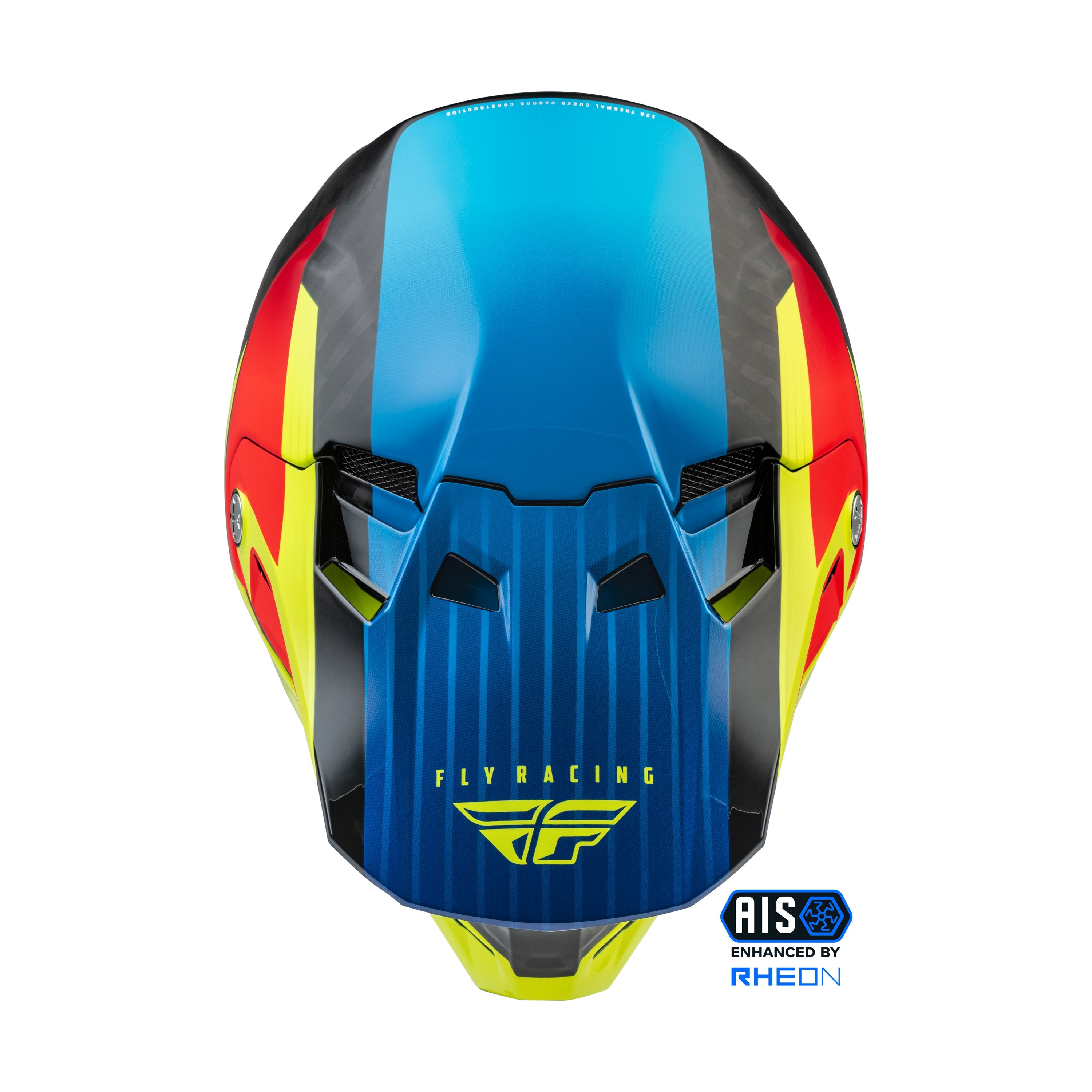 FORMULA CARBON PRIME HELMET HI-VIS/BLUE/RED LG - 73-4433L-2