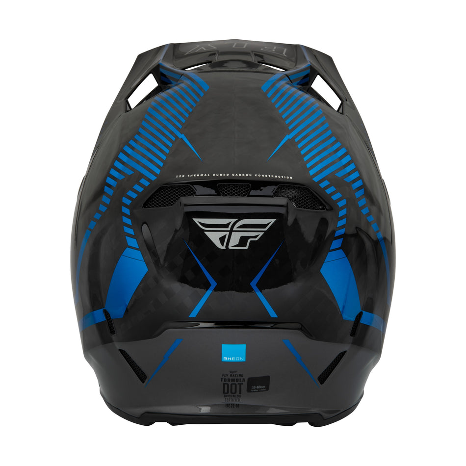 FORMULA CARBON TRACER HELMET BLUE/BLACK MD - 73-4440M-1