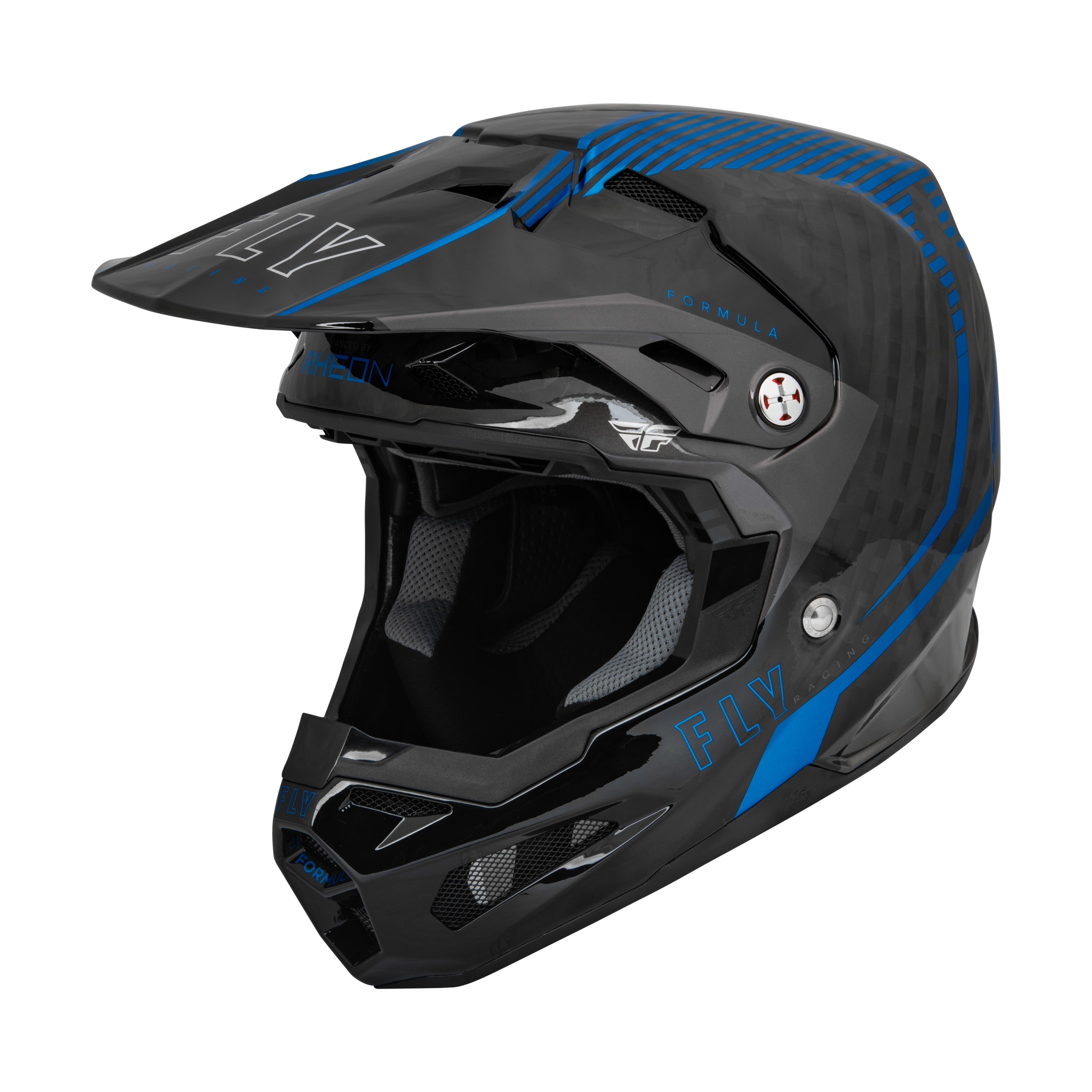 FORMULA CARBON TRACER HELMET BLUE/BLACK MD - 73-4440M
