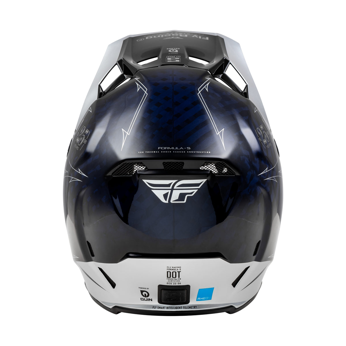 FORMULA S CARBON LEGACY HELMET BLUE CARBON/SILVER LG - 73-4448L-1
