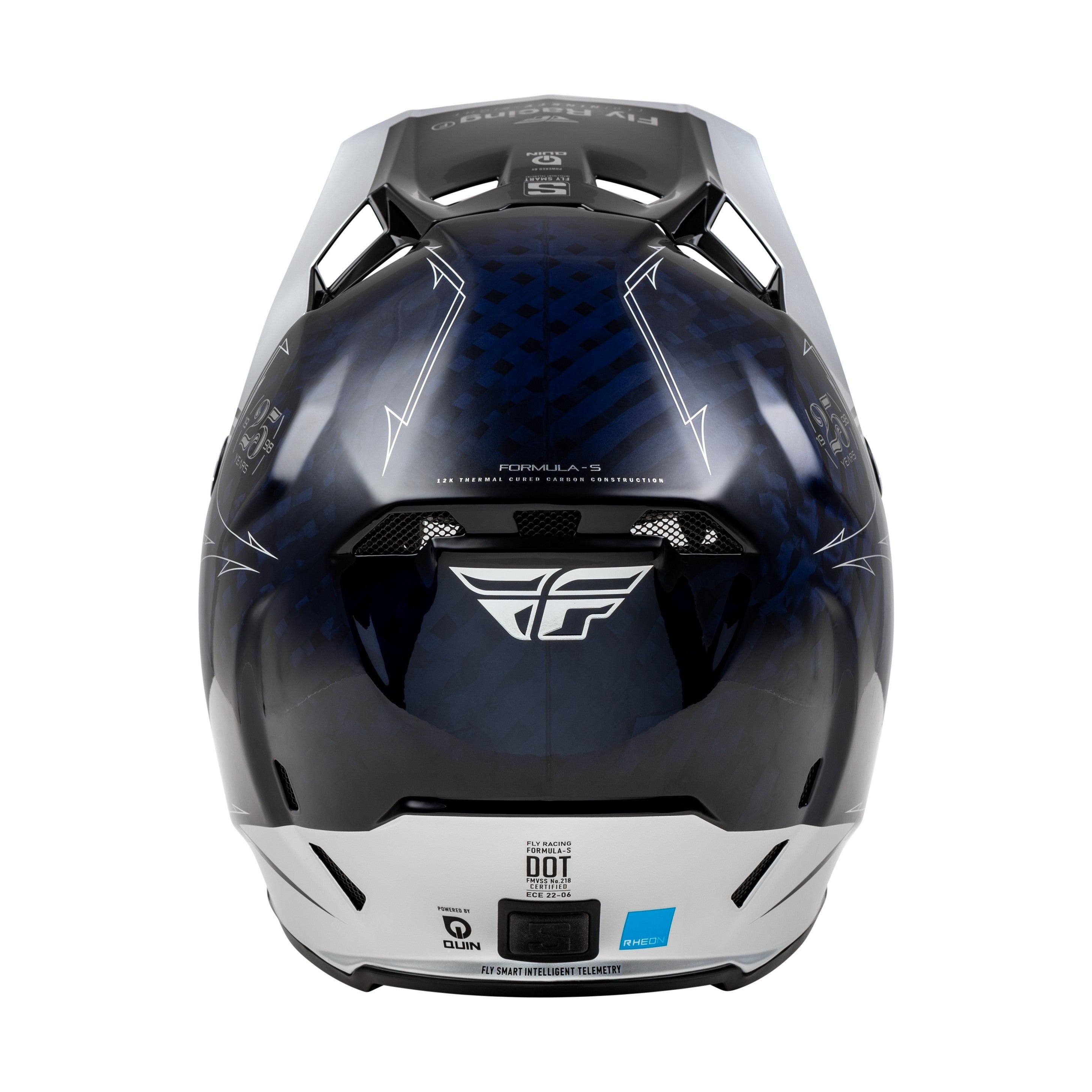 FORMULA S CARBON LEGACY HELMET BLUE CARBON/SILVER MD - 73-4448M-1