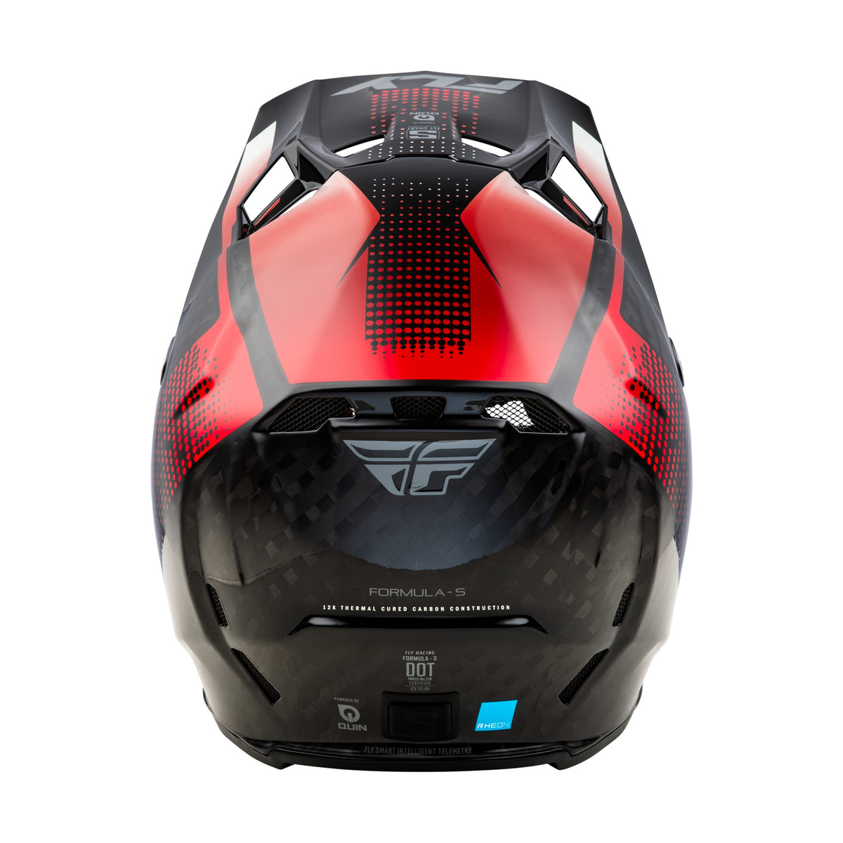 FORMULA S CARBON PROTOCOL HELMET BLACK CARBON/RED MD - 73-4465M-1