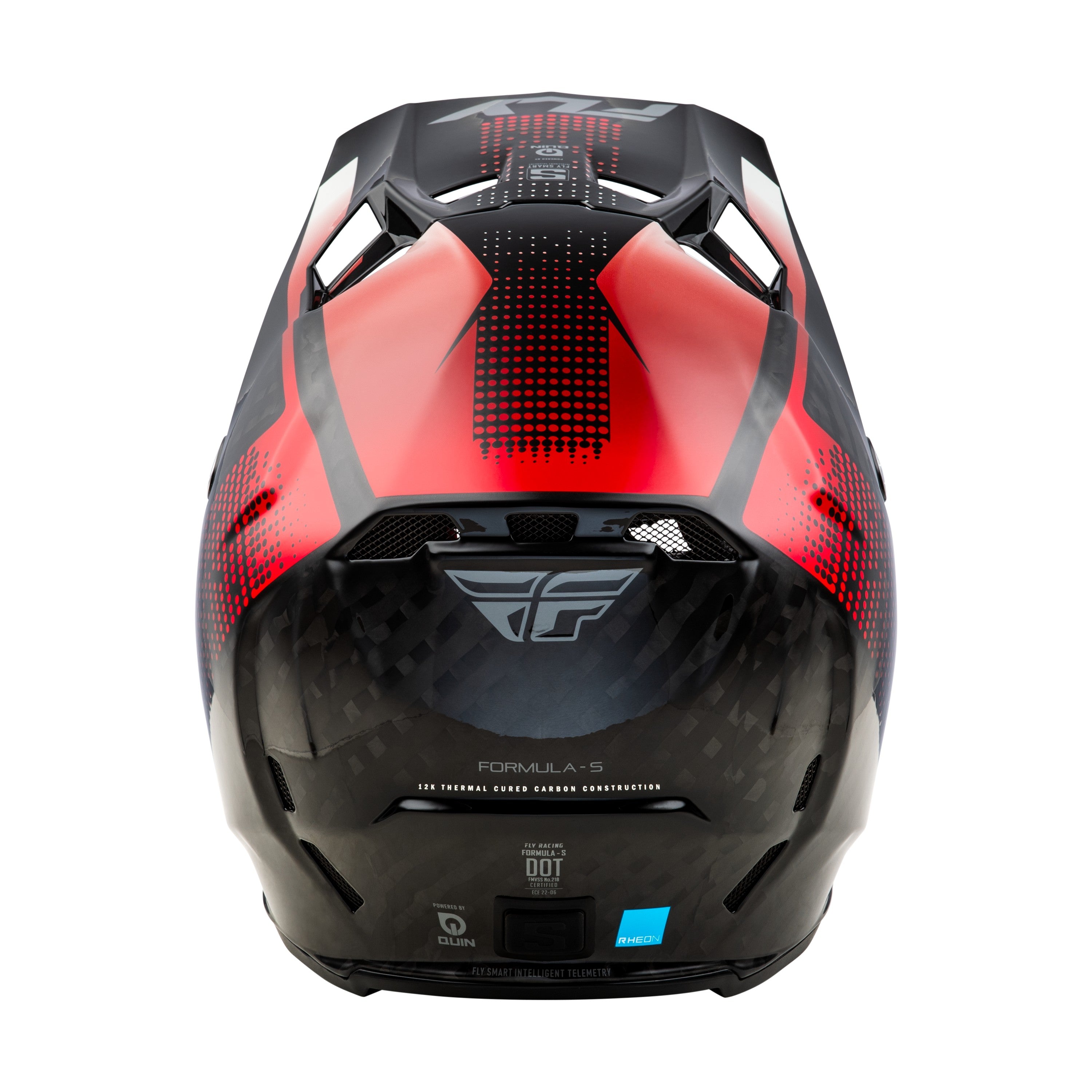 FORMULA S CARBON PROTOCOL HELMET BLACK CARBON/RED MD - 73-4465M-1