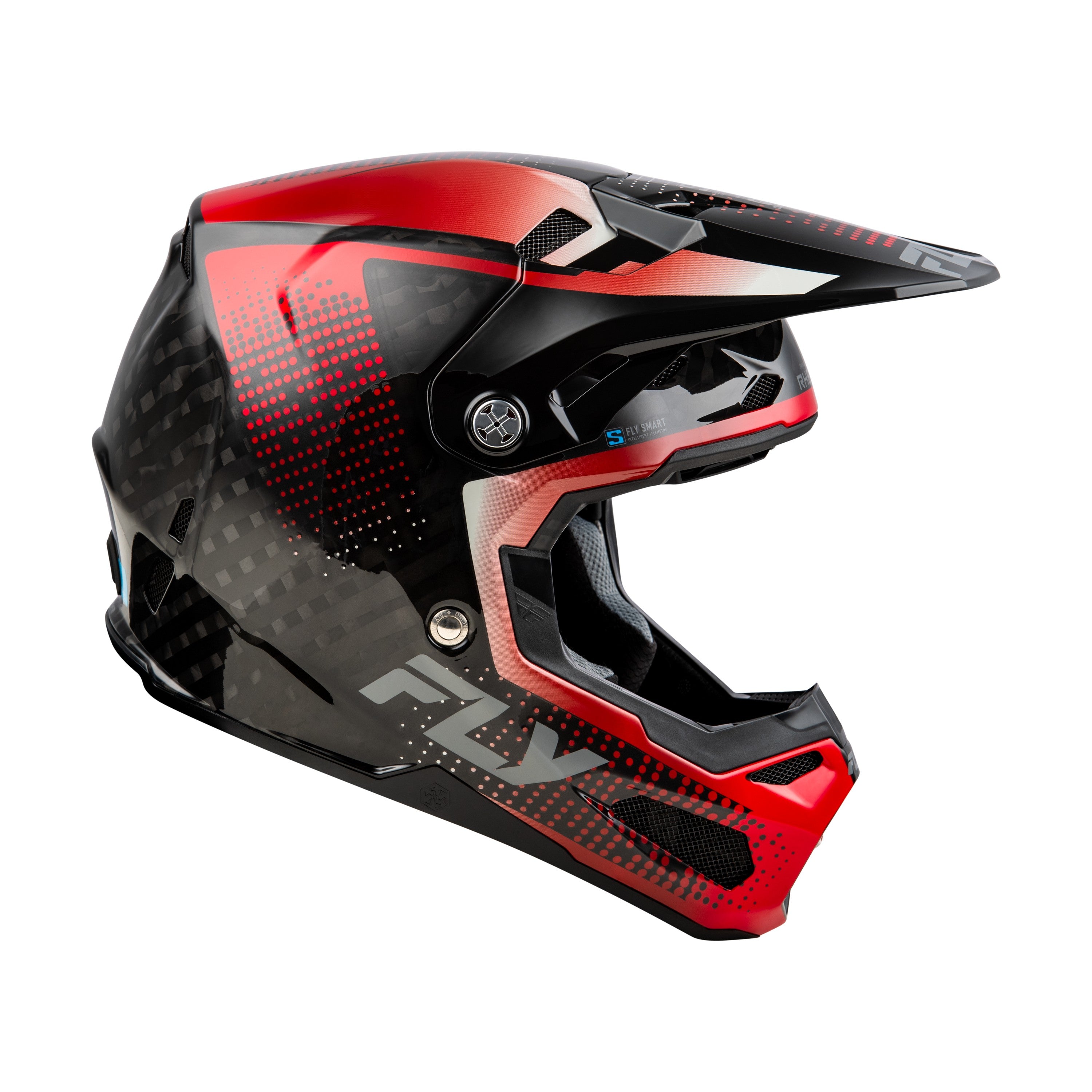 FORMULA S CARBON PROTOCOL HELMET BLACK CARBON/RED MD - 73-4465M-3